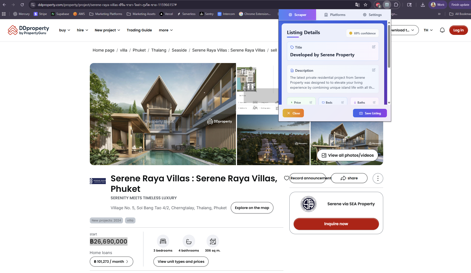 Riverlake Chrome Extension preview
